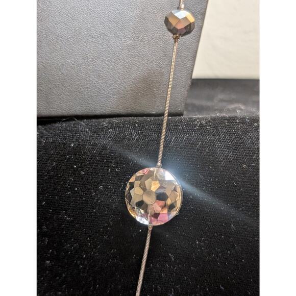 Lot of Three Layered Coordinating Pearl Crystal Bead Chain Necklaces - Picture 8 of 11